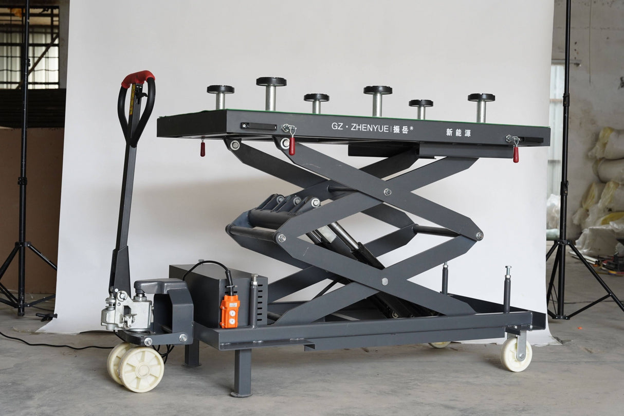 ELECTRIC VEHICLE BATTERY REMOVAL AND LIFTING SCISSOR PLATFORM (H2100)