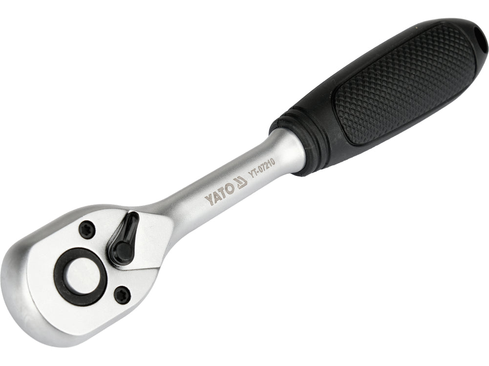 RATCHET FOR SOCKETS 1/4" | 150 MM | 72 TEETH | 5° TRAVEL (YT-07210)