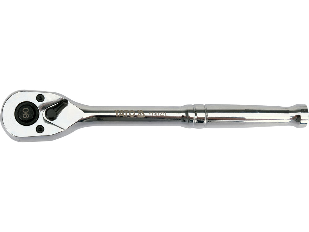 RATCHET FOR SOCKETS CHROME-PLATED | 3/8" | 200 MM | 90 TEETH (YT-07221)