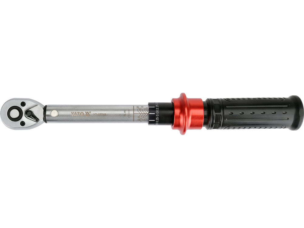TORQUE WRENCH | 1/4" | 5 - 25 NM (YT-07713)