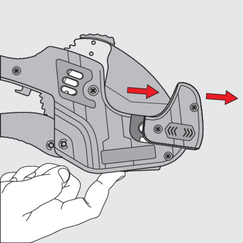 PIPE CUTTER | TWIN CUT PTFE | 32 - 40 MM (YT-22296)