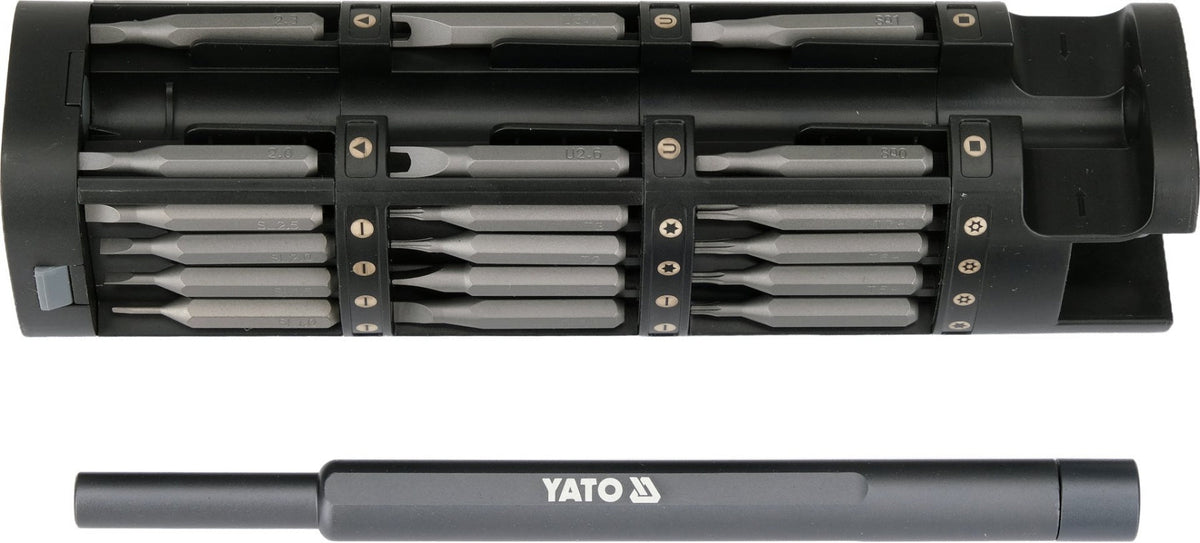 PRECISION SCREWDRIVER BIT SET | 45 PCS. | S2 STEEL (YT-25768)