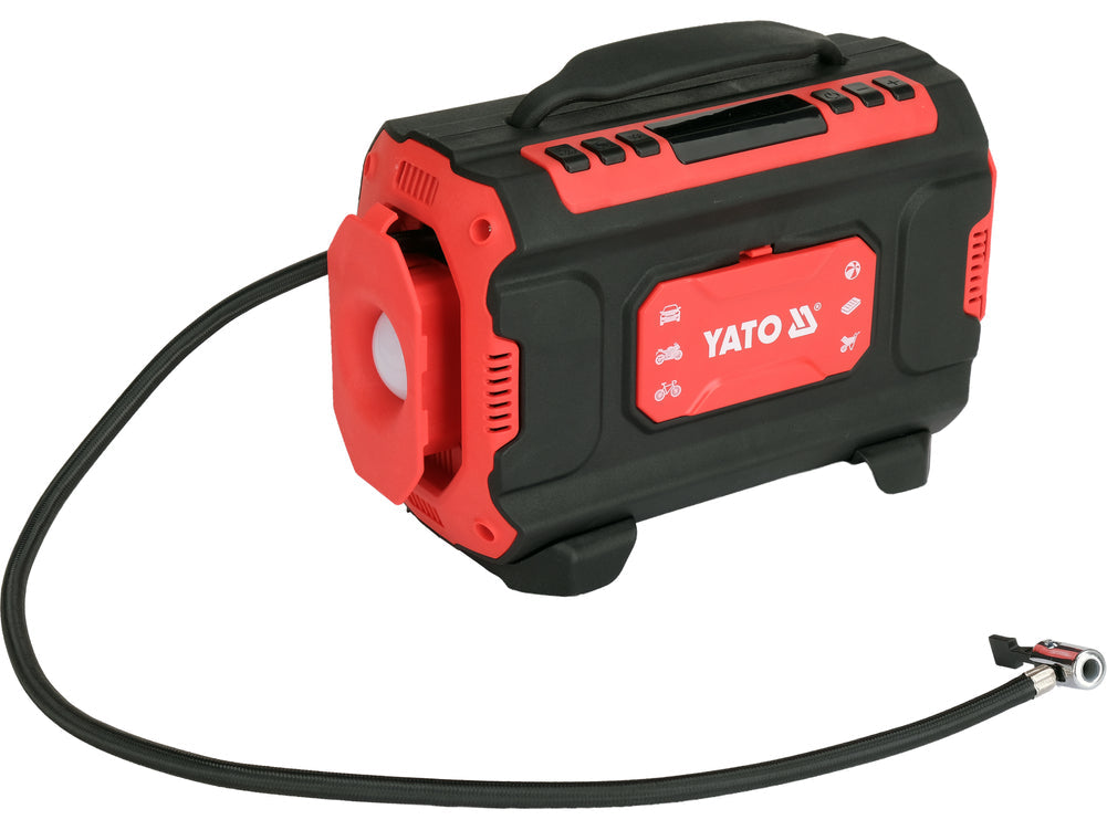 3-IN-1 CAR COMPRESSOR | 12 V / 230 V | LED | WITH AIR PUMP AND BLOW FUNCTION (YT-73451)