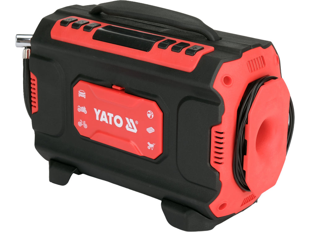 3-IN-1 CAR COMPRESSOR | 12 V / 230 V | LED | WITH AIR PUMP AND BLOW FUNCTION (YT-73451)