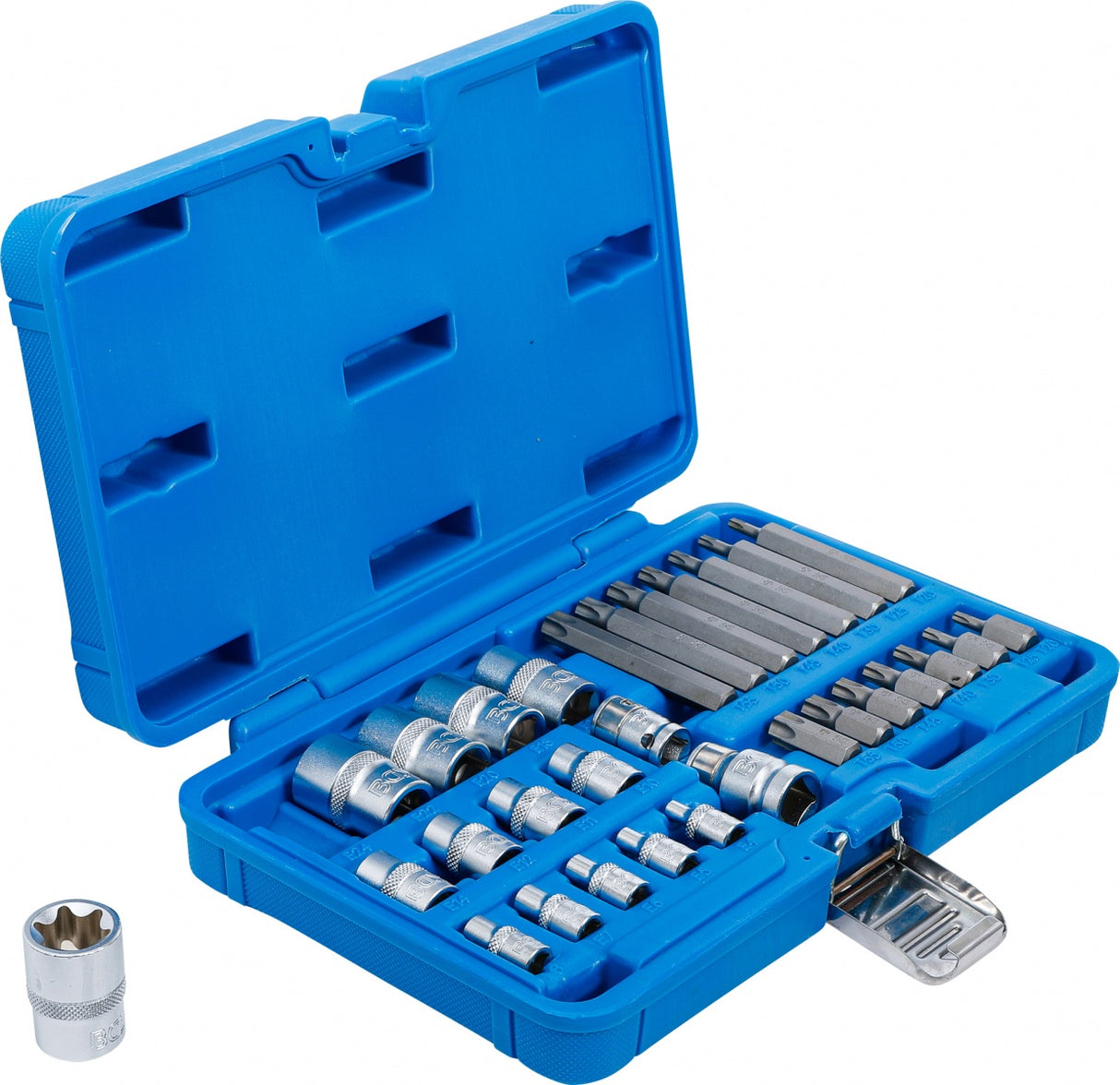 BIT AND SOCKET SET | E-TYPE / T-STAR (FOR TORX) | 30 PCS. (5025)