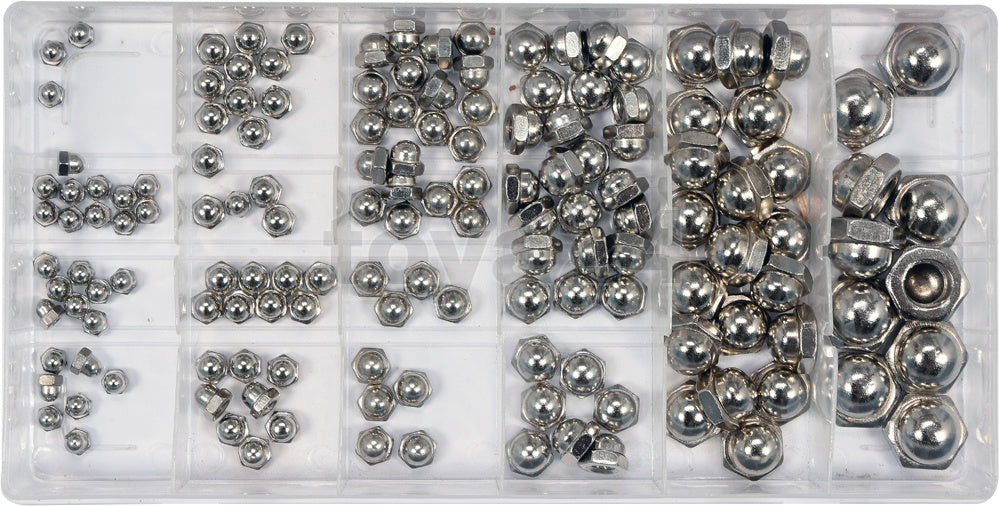 150 PCS SS STEEL NUTS ASSORTMENT (YT-06775)