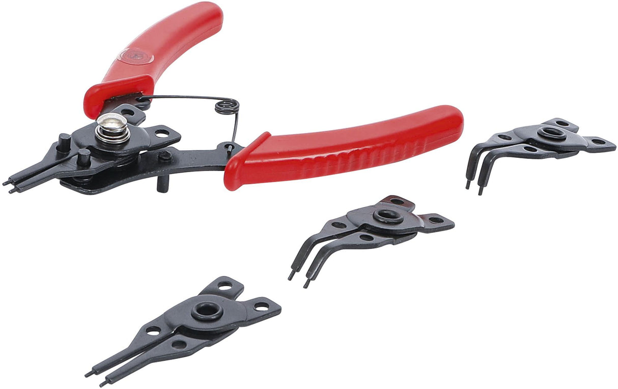 CIRCLIP PLIERS WITH EXCHANGEABLE HEADS | 160 MM | 5 PCS. (454)