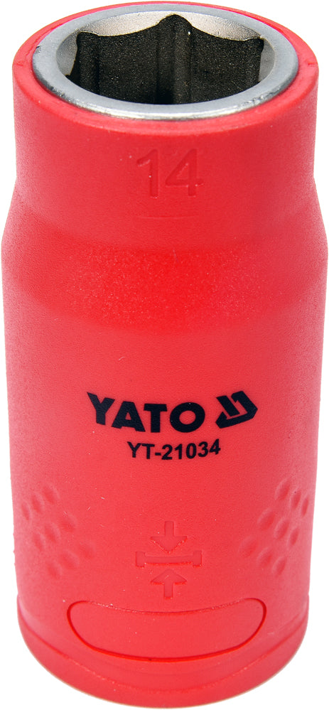 INSULATED HEXAGONAL SOCKET 14MM 1/2" VDE (YT-21034)
