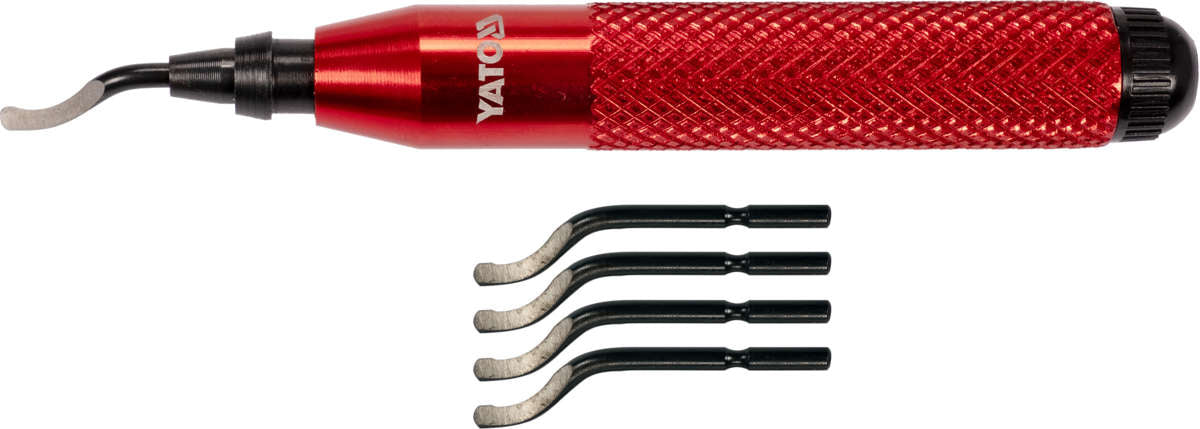 DEBURRER WITH 5 PCS SPARE BLADES INSIDE (YT-22363)