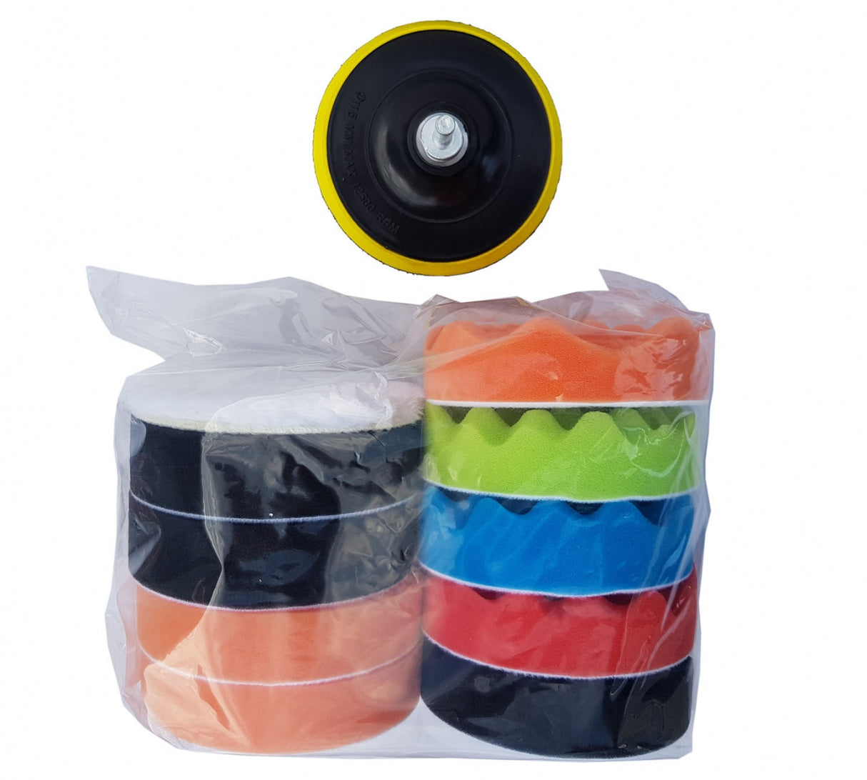 POLISHING PAD SET | Ø 115 MM | 12 PCS. (BW1012)