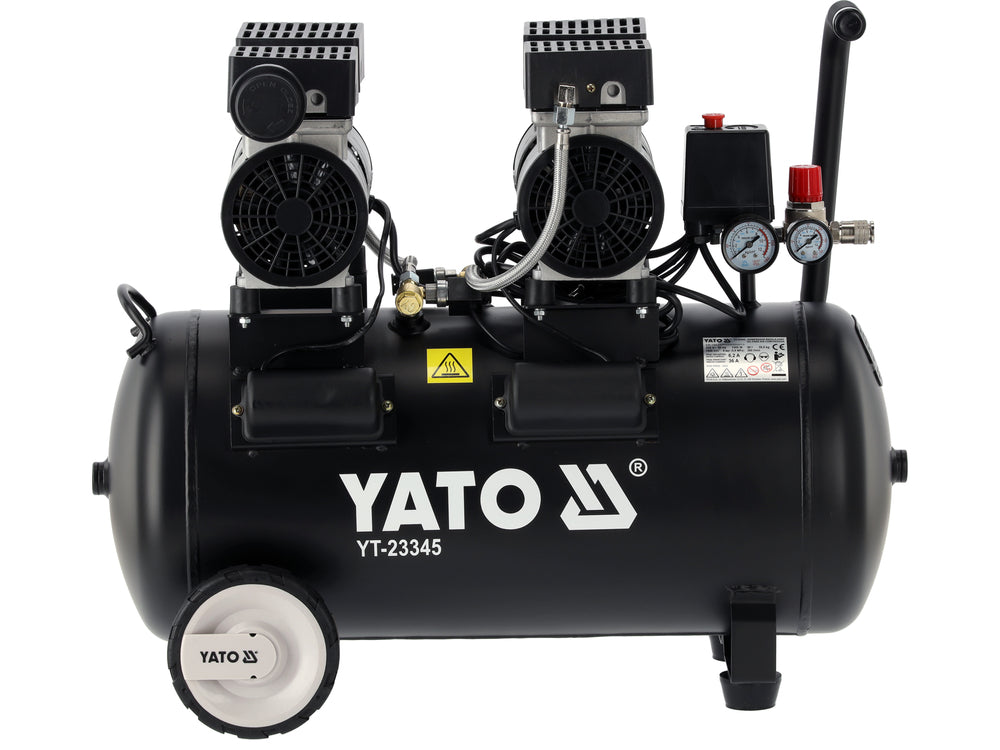 AIR COMPRESSOR SILENT | OIL-FREE | 50L/0.8MPA/8BAR/115PSI/280L/MIN | 1500 W (YT-23345)