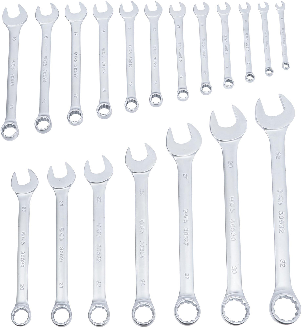 COMBINATION SPANNER SET | 8 - 32 MM | 19 PCS. (1219)