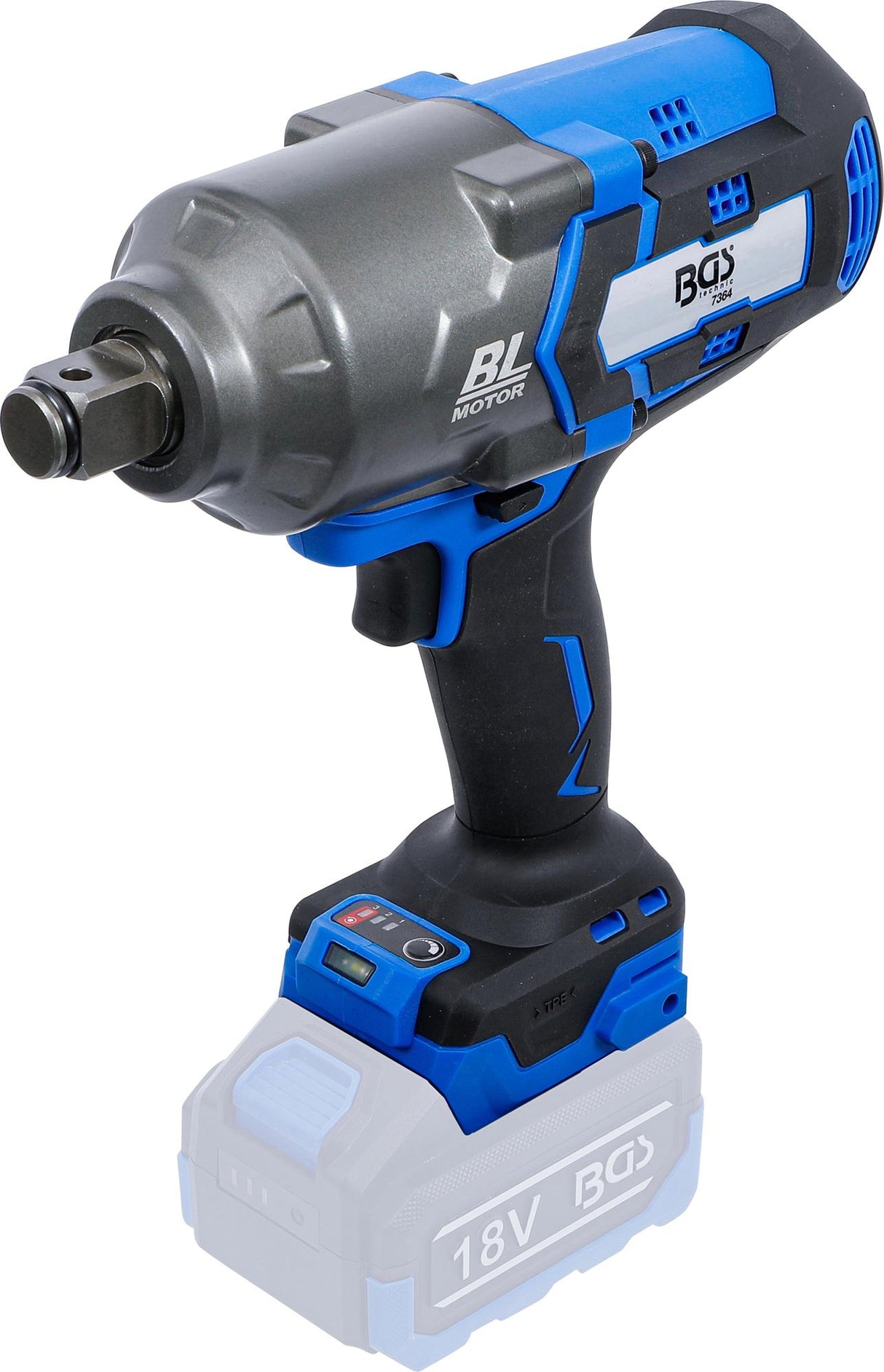 CORDLESS IMPACT WRENCH | BRUSHLESS | 20 MM (3/4") | 1200 NM | 18 V | WITHOUT RECHARGEABLE BATTERY (7364)