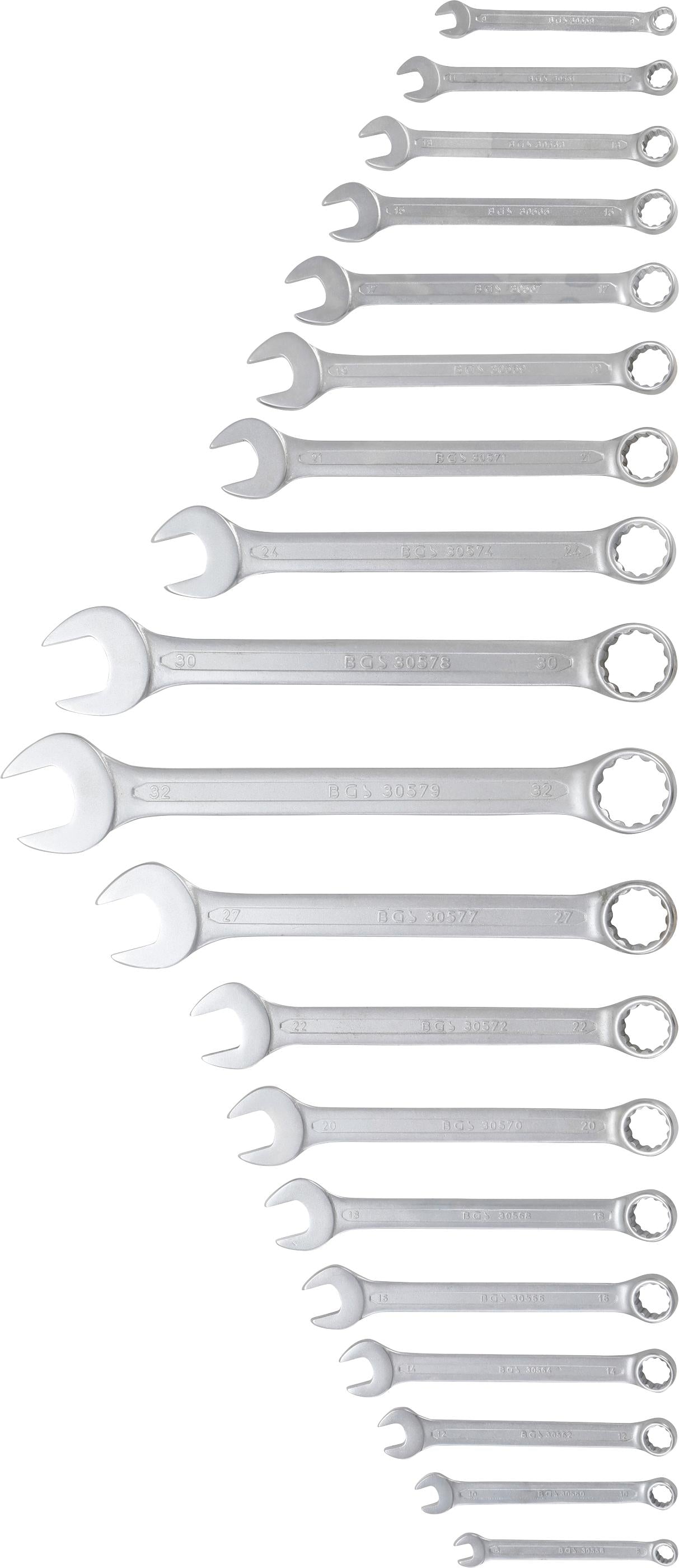 COMBINATION SPANNER SET | 8 - 32 MM | 19 PCS. (30500)