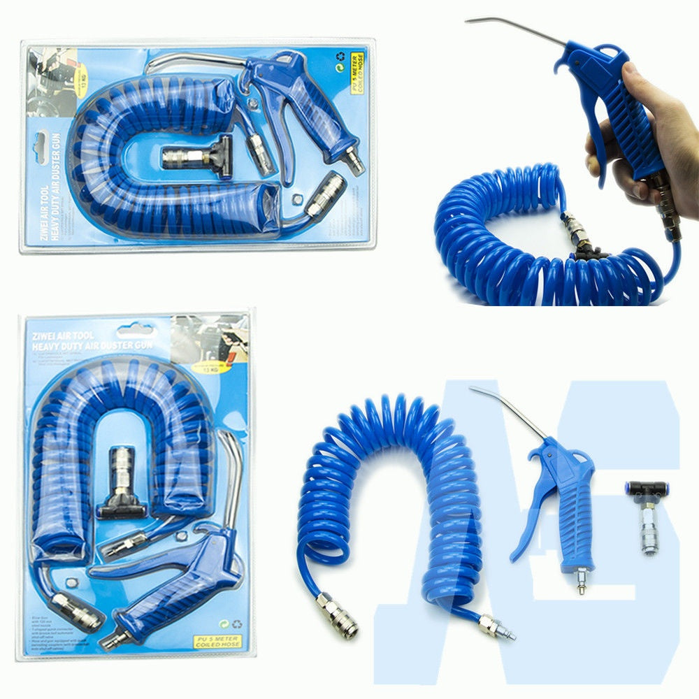 BLOW GUN | WITH SPIRAL HOSE 4X6 MM | PU (SK98210A)