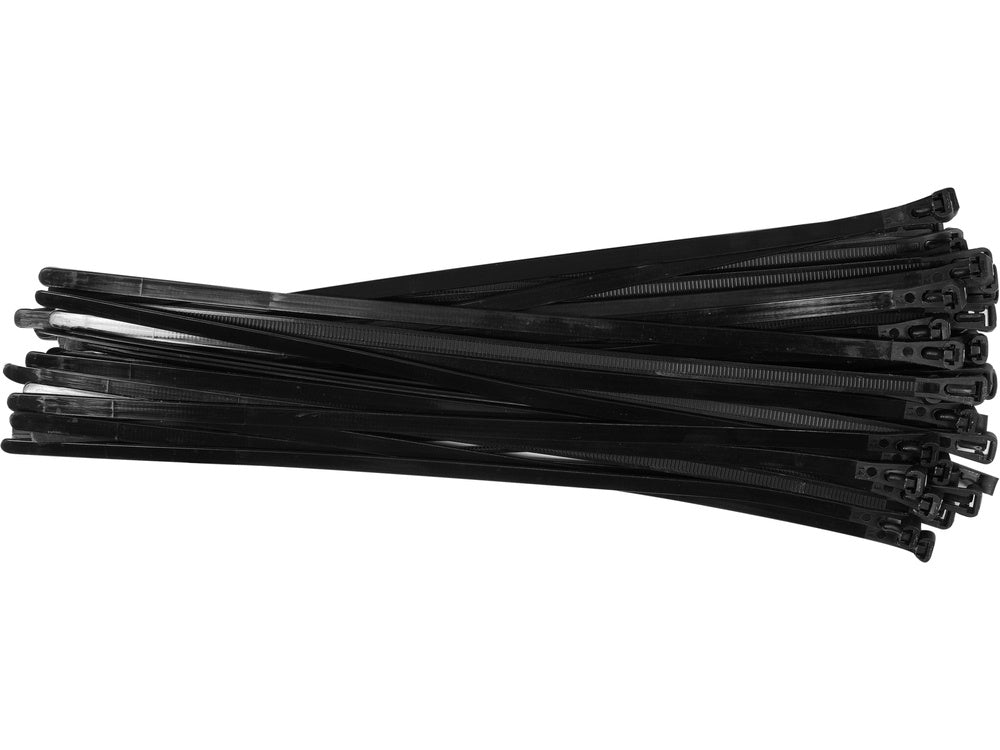 RELEASABLE CAB TIES 7,6X350MM 50PCS BLAC (YT-70676)