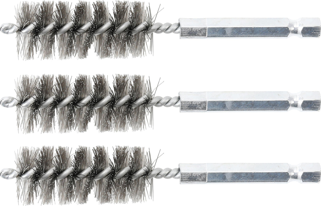 STEEL BRUSH | 18 MM | 6.3 MM (1/4") DRIVE | 3 PCS. (3078-18-S)