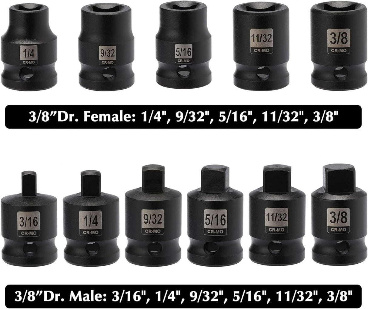 IMPACT BIT / SOCKET SET | CR-MO (BS11P)