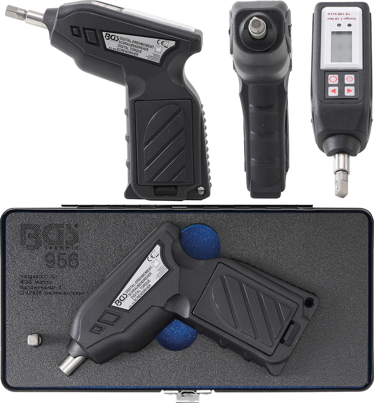 DIGITAL TORQUE WRENCH | 6.3 MM (1/4") | 1 - 10 NM (956)