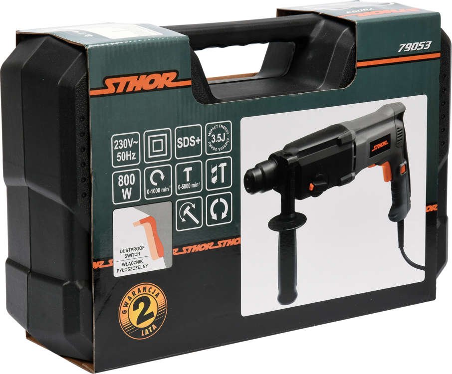 ROTARY HAMMER SDS PLUS 800W (79053)