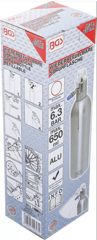 AIR SPRAY BOTTLE | ALUMINIUM | 650 ML (9393)
