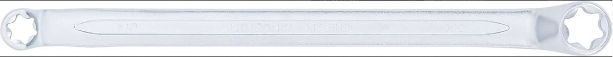 DOUBLE RING SPANNER WITH E-TYPE RING HEADS | OFFSET | E14 X E18 (2281-14X18)
