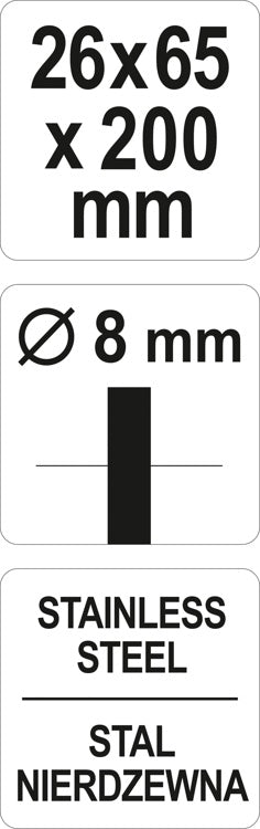 Putkinpuhdistussivellin | 26 mm (YT-47696)