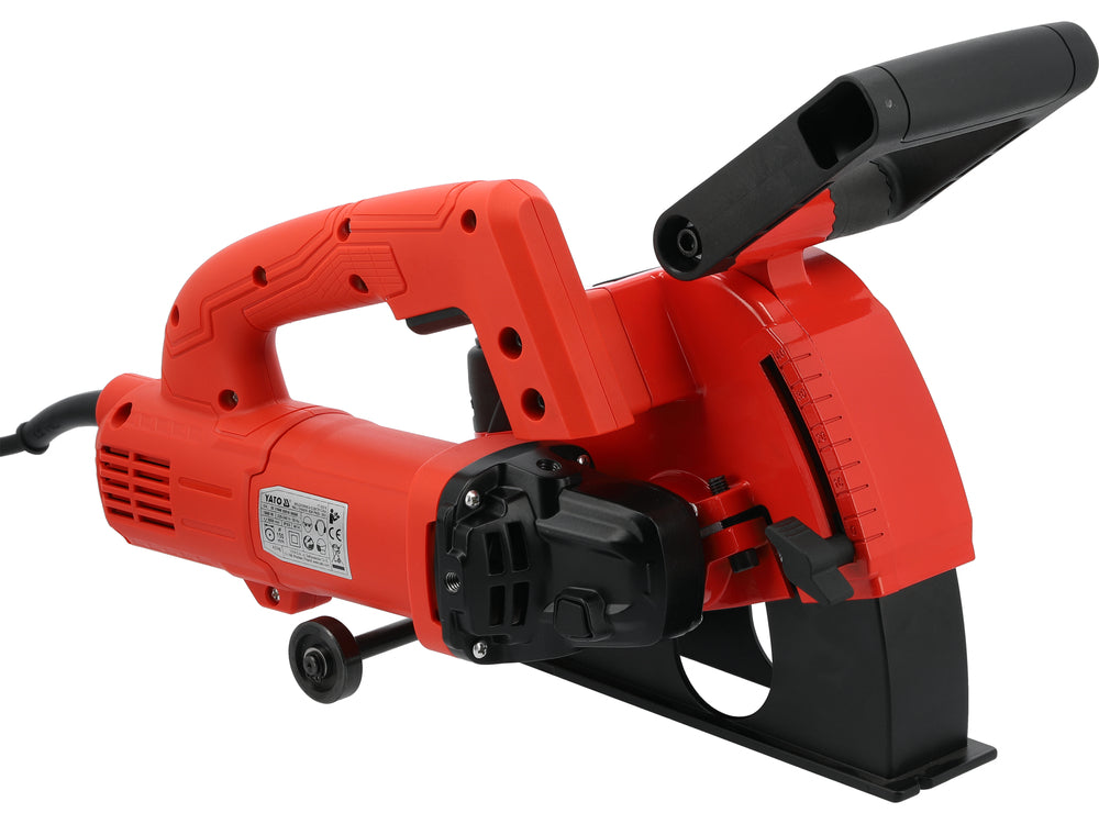 1800W WALL CHASER | 150MM DISCS | WITH DUST EXTRACTION AND ADJUSTABLE DEPTH UP TO 40MM (YT-82016)