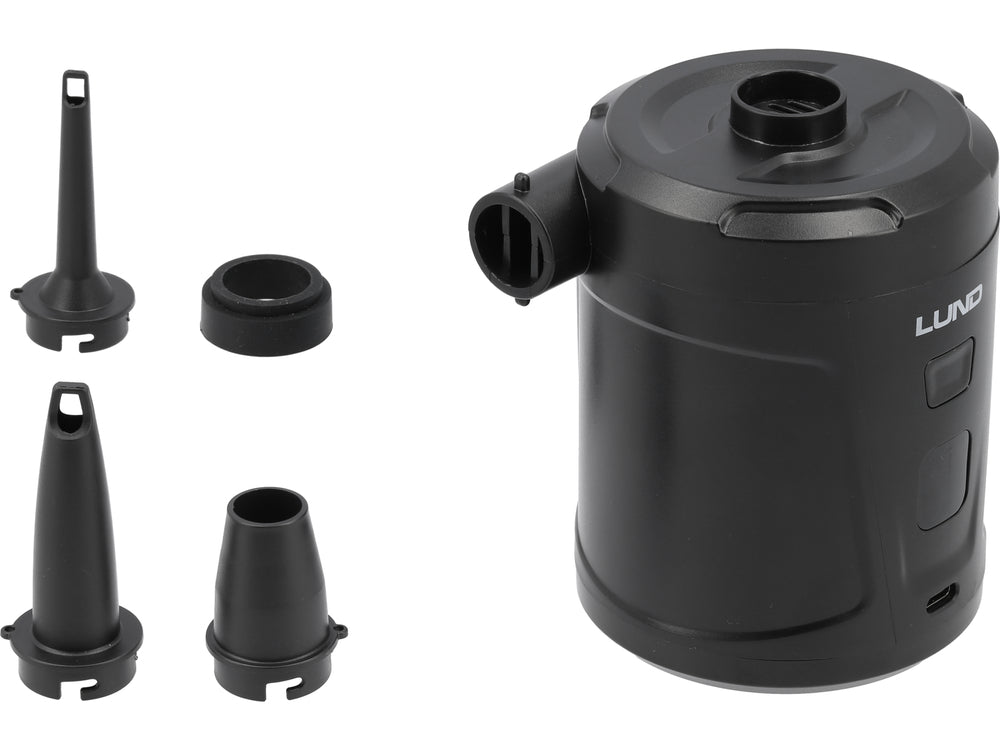 RECHARGEABLE AIR PUMP FOR MATTRESSES, BOATS, ETC. | 280L/MIN (82150)