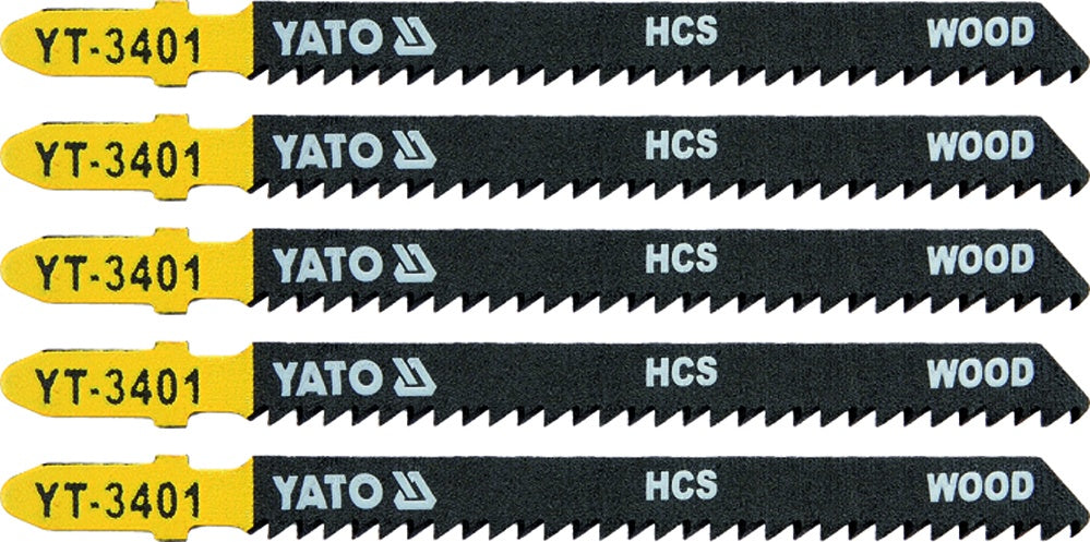 JIG SAW BLADE FOR WOOD TYPE T 10TPI 5PCS (YT-3401)
