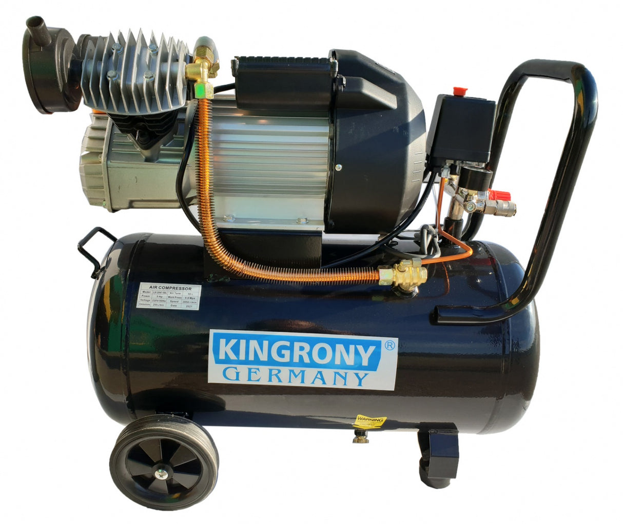 AIR COMPRESSOR | 2 CYLINDERS | 50L | 250L/MIN | 5.0HP (LX2047-50L)
