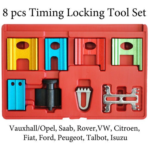 LOCKING DEVICE SET | SUITABLE FOR MOST CARS | 8 PCS. (SK3413)
