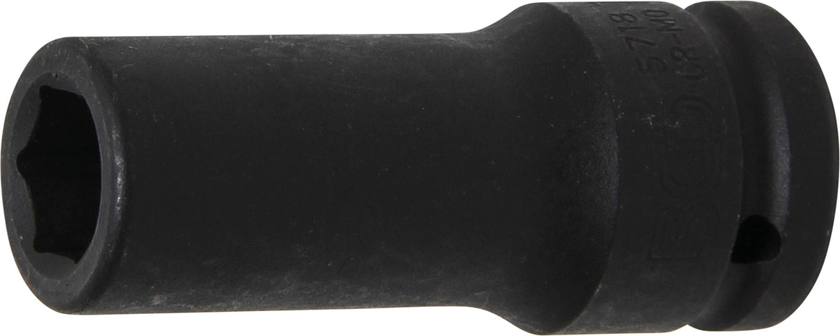 IMPACT SOCKET HEXAGON, DEEP | 20 MM (3/4") DRIVE | 18 MM (5718)