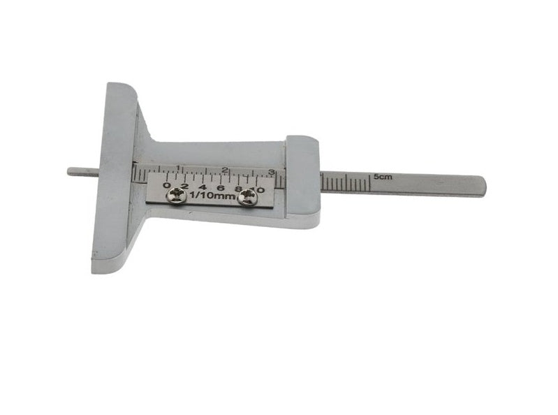 TIRE TREAD DEPTH GAUGE | STAINLESS STEEL | 0-50 MM (TG001)