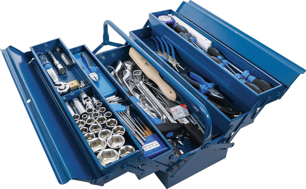 METAL WORKSHOP TOOL CASE INCL. TOOL ASSORTMENT | 137 PCS. (3306)