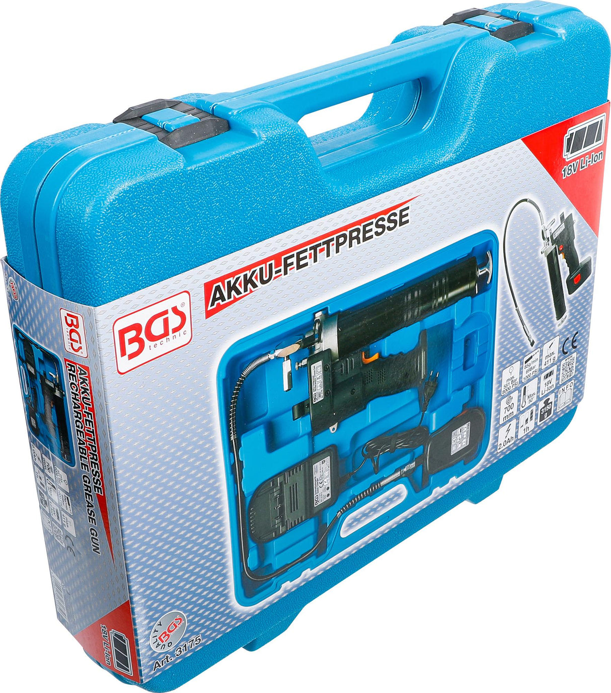 CORDLESS GREASE GUN | 18 V | 2.0 AH (3175)