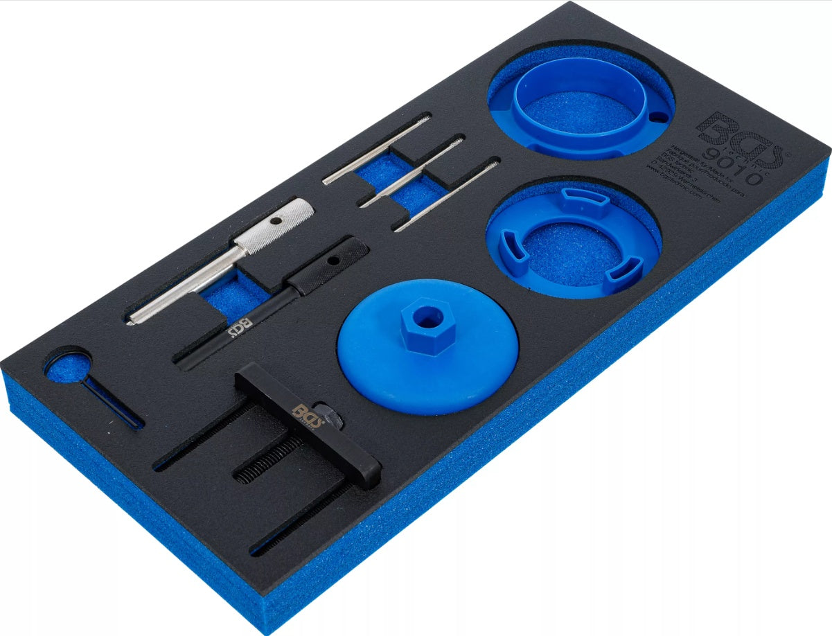 TOOL TRAY 1/3: ENGINE TIMING TOOL SET | FOR JAGUAR, LAND ROVER, FORD, CITROËN 2.0, 2.2, 2.4, 3.2 DIESEL (9010)