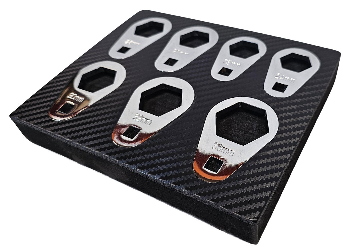 SIDE WRENCH SET | TOOL CASE | 12.5 MM (1/2") | 24 - 36 MM | 7 PCS. (SK8297S)