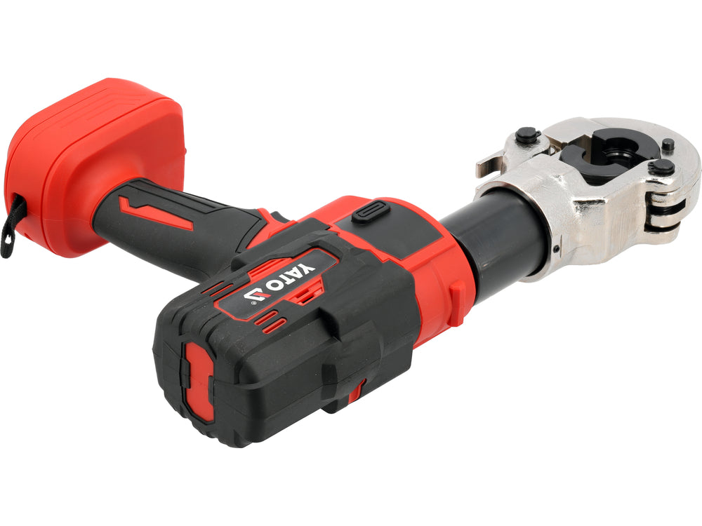 CORDLESS HYDRAULIC PRESS PLIERS FOR PEX PIPES | 18 V | 60 KN | WITHOUT BATTERY (YT-21733)
