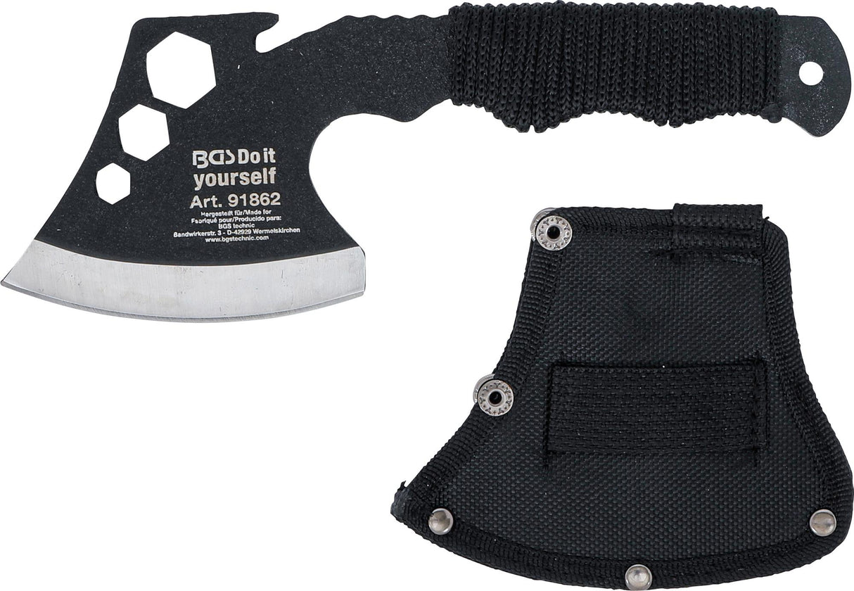 MINI MULTIFUNCTIONAL AXE | STUBBY | WITH BOTTLE OPENER, HEXAGON (91862)