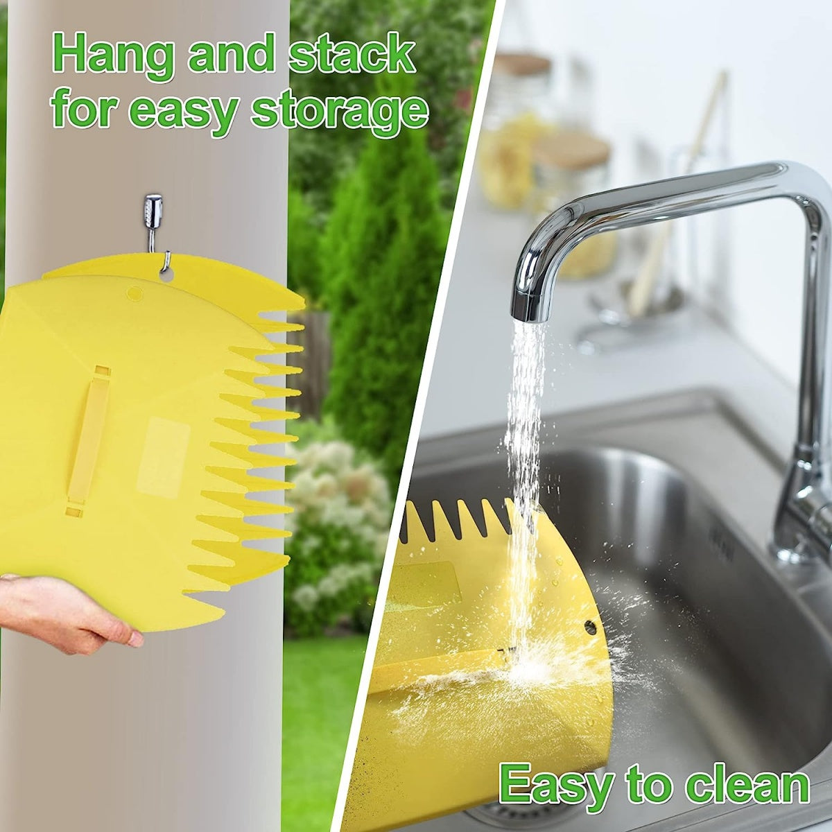 HANDHELD GARDEN LEAF GRABBER | 2 PCS. (HLR2)