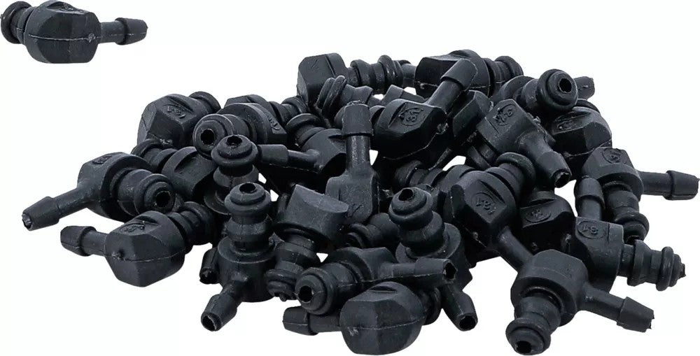 PLASTIC CONNECTOR SET | L-SHAPE | 30 PCS. (8107-22)