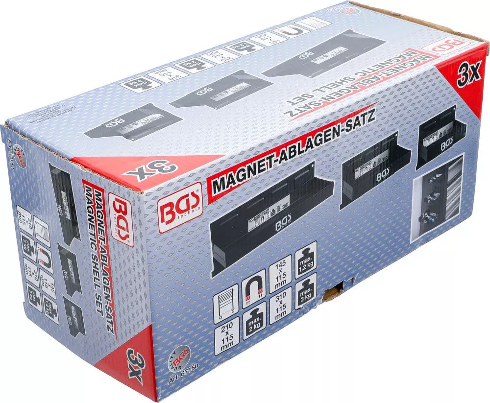 MAGNETIC SHELL SET | 150 / 210 / 310 MM | 3 PCS. (67150)