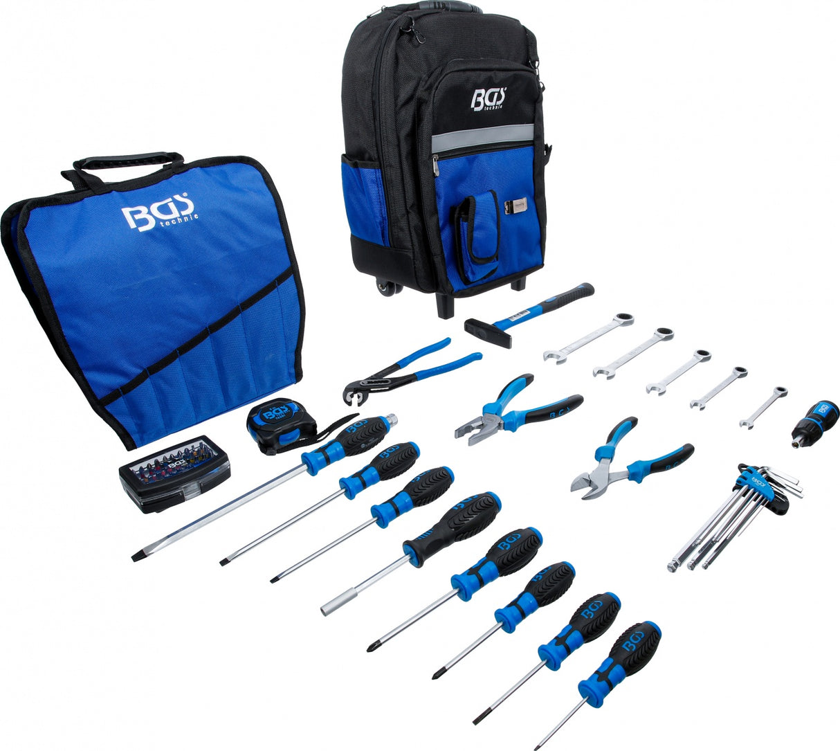 TOOL KIT IN A BACKPACK WITH WHEELS AND TELESCOPIC HANDLE | VDE | 66 PCS (3347)
