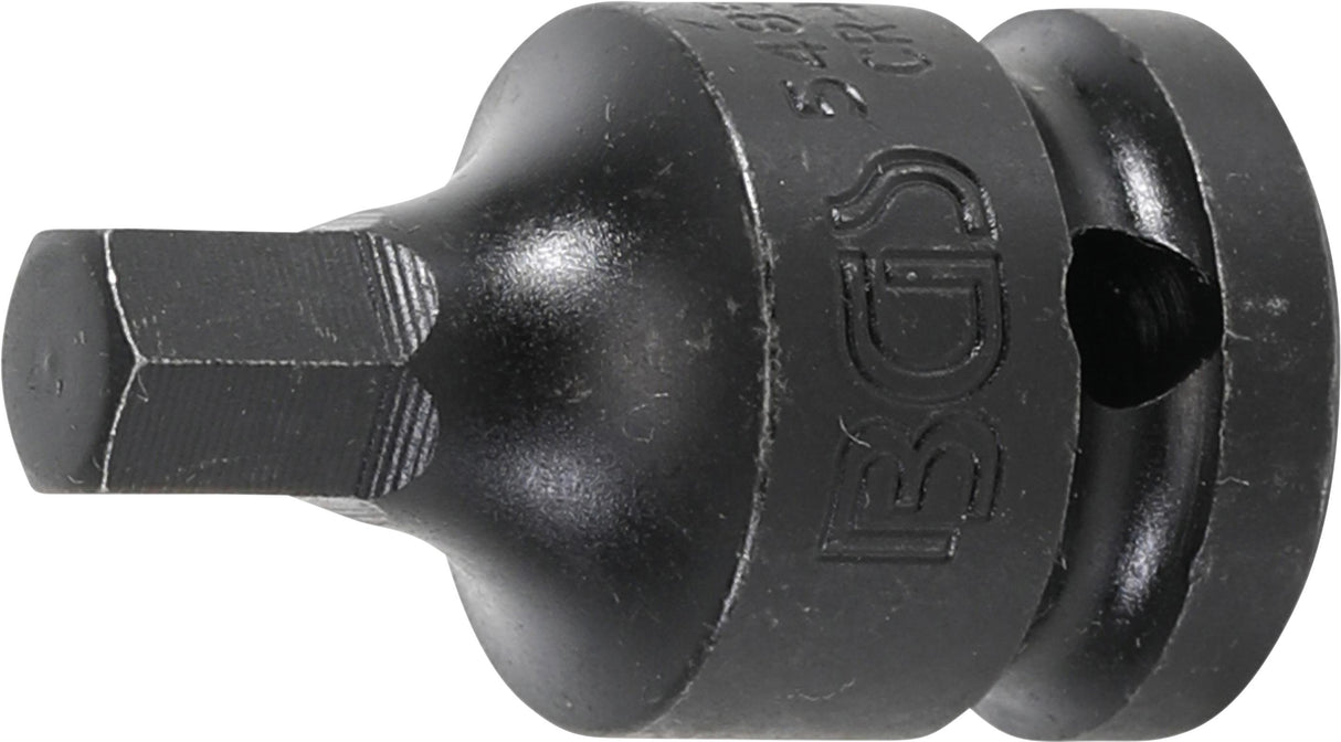 IMPACT BIT SOCKET | LENGTH 42 MM | 12.5 MM (1/2") DRIVE | INTERNAL HEXAGON 9 MM (5485-9)