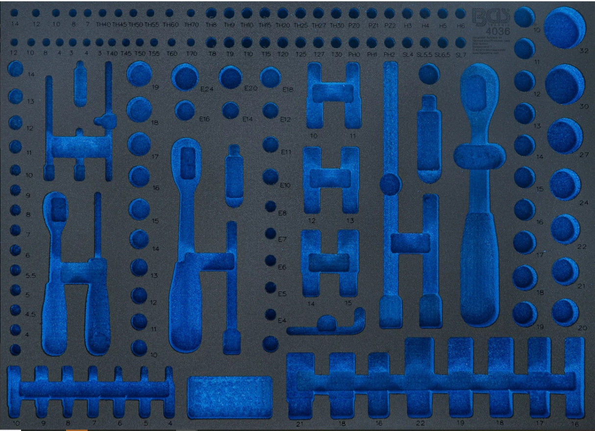TOOL TRAY 3/3 | EMPTY | FOR BGS 4036 (4036-1)