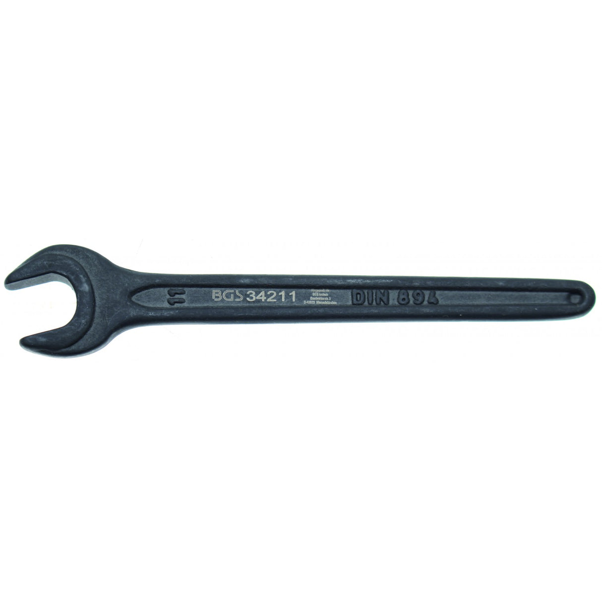 SINGLE OPEN END SPANNER | DIN 894 | 11 MM (34211)