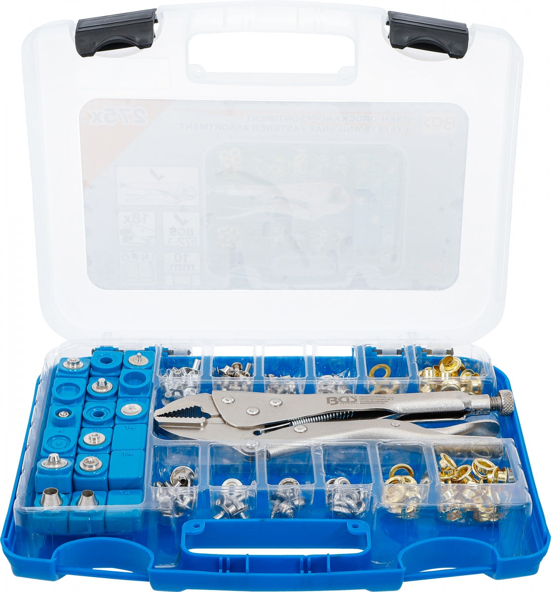 EYELET AND SNAP FASTENER ASSORTMENT | 275 PCS. (572)