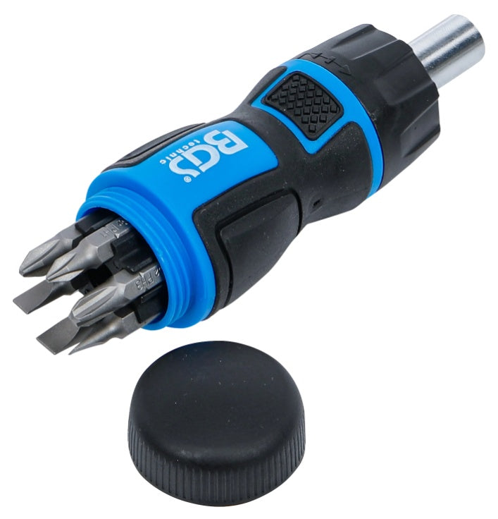 RATCHET SCREWDRIVER | WITH INTERCHANGEABLE BITS | REVERSIBLE | 7 PCS (7898)