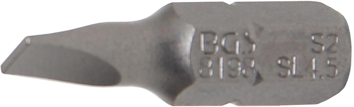 BIT | LENGTH 25 MM | 6.3 MM (1/4") DRIVE | SLOT SL 4.5 MM (8198)